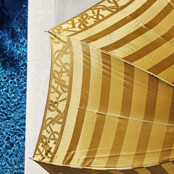 Yves Saint Laurent YSL Large Gold Umbrella - Picture 3 of 13